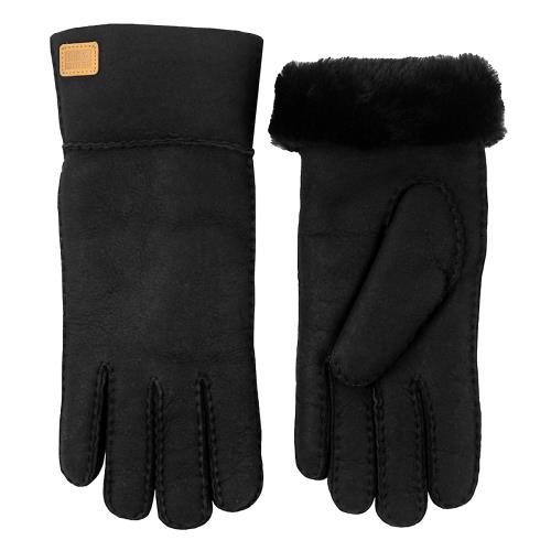 Ladies Charlotte Sheepskin Gloves Black Extra Image 1